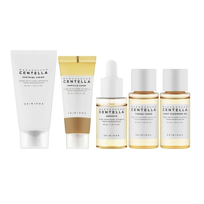 Набор средств с мадагаскарской центеллой Skin1004 Madagascar Centella Travel Kit 5шт, фото 4 Набор средств с мадагаскарской центеллой Skin1004 Madagascar Centella Travel Kit 5шт, фото 4